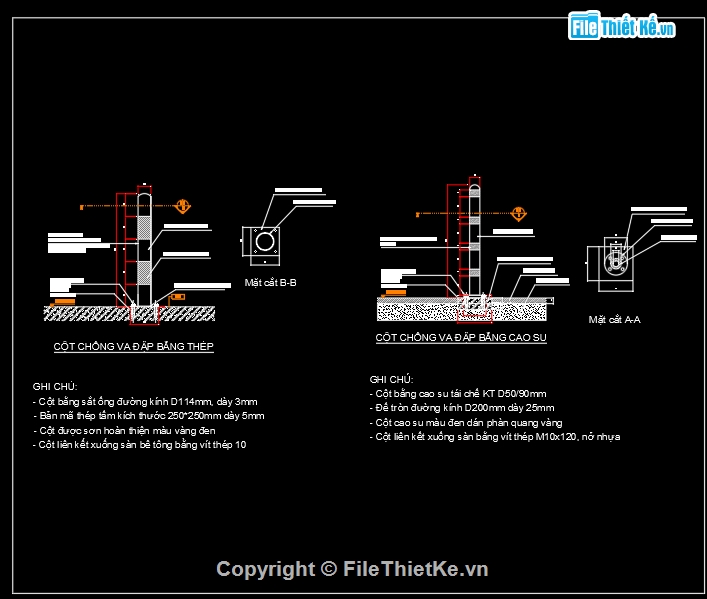 biển hiệu,trụ chống va đập,bản vẽ chi tiết,autocad